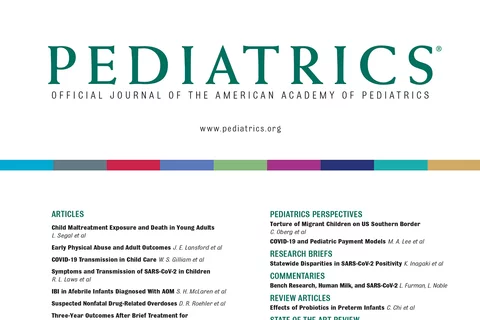 Cover of Volume 149, Issue Supplement 5 of the Pediatrics, the Official Journal of the American Academy of Pediatrics, published in May 2022. Contains listings of all publications on cover. Publications are listed below.